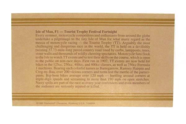 1996 Douglas Isle Of Man International FDC Tourist Unused Philatelic Profile