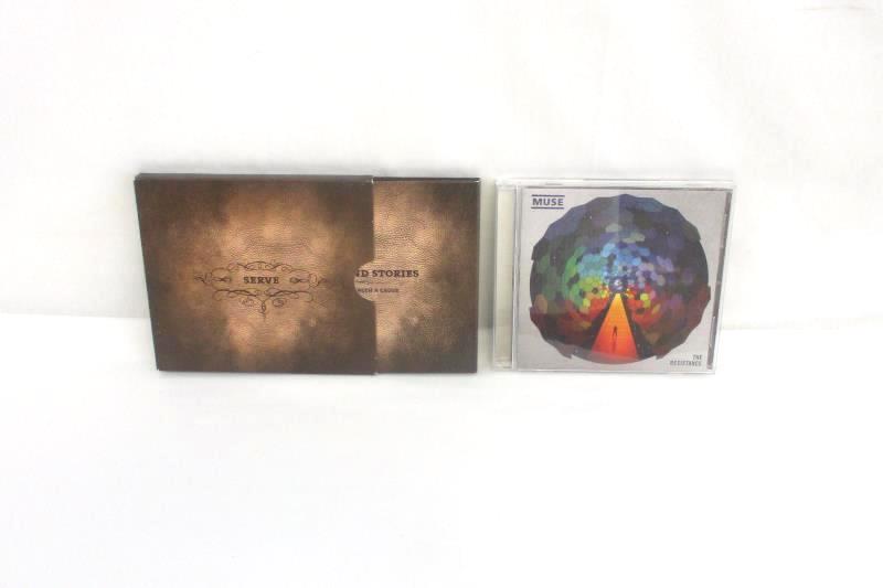 Lot of 2 Rock CDs Muse The Resistance and Serve Rock Compilation Hard Rock Cafe