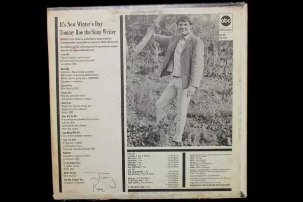 Tommy Roe It's Now Winter's Day Sing Along With Me 1967 Vinyl 12in 33RPM Record