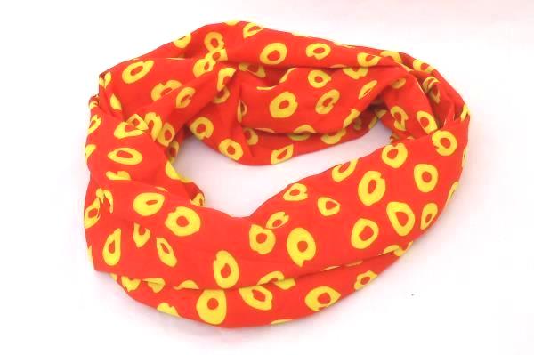 Lot of 6 Cheetah Print Scarves Infinity Bright Neon Pink Yellow Green