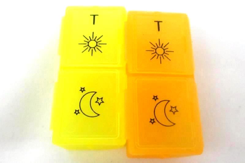 Two Weekly Pill Tablet Dispensers Sorters Containers And 5 Individual Day Sorter