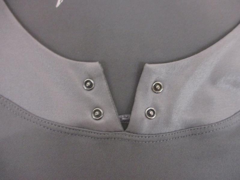 Lauren Vidal Vintage Women's Stretch Gray .Long Sleeve Dress Pleated Front Sz XS
