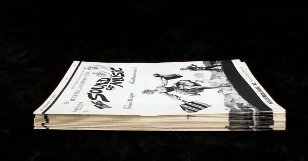 Vtg 1960's THE SOUND OF MUSIC Choral Lyric & Sheet Music Two Songs 16 pcs SSA