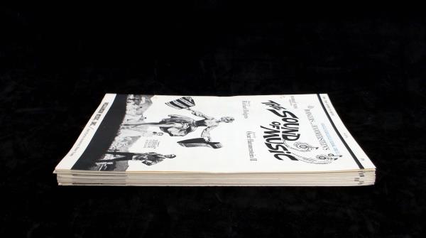 Vtg 1960's THE SOUND OF MUSIC Choral Lyric & Sheet Music Two Songs 16 pcs SSA
