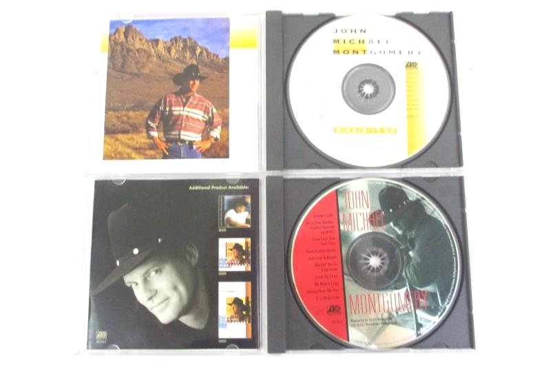 Lot of 2 John Michael Montgomery CDs Kickin It Up Self Titled with Original Case