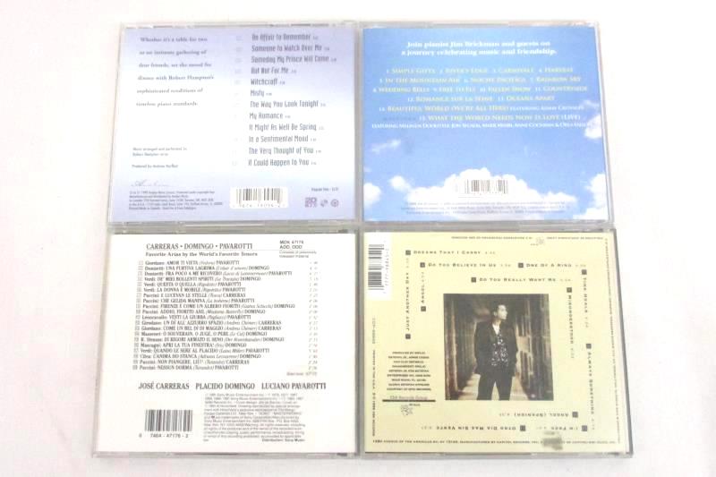 Lot Of 4 Mood Classical CDs Jim Brickman Jon Secada Piano For Dining Opera