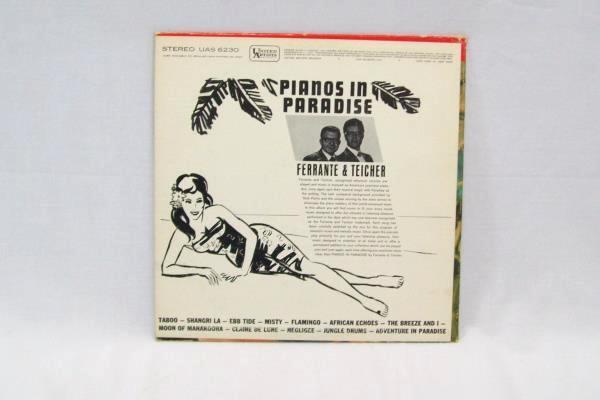 Piano In Paradise By Ferrante & Teicher Record ~ VINYL ~