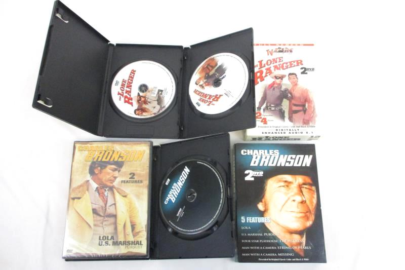 Lot of 5 Western DVD's The Lone Ranger, Deadly Shooter, Gunslingers Revenge ETC.