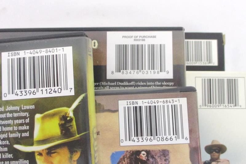 Lot of 5 Western DVD's The Lone Ranger, Deadly Shooter, Gunslingers Revenge ETC.