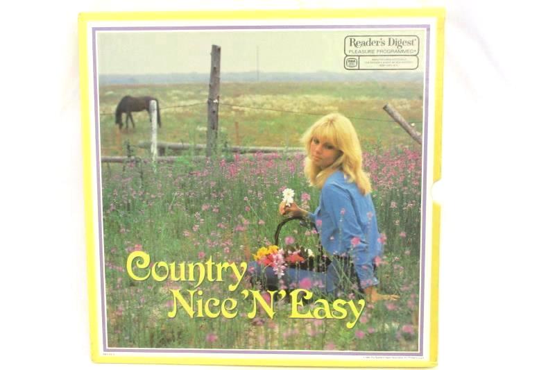 Country Nice N Easy Vtg LP Vinyl 7 Record Set Readers Digest RCA Records 1984