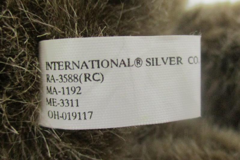1996 Plush Moose Christmas Hearts International Silver Company Stuffed Animal