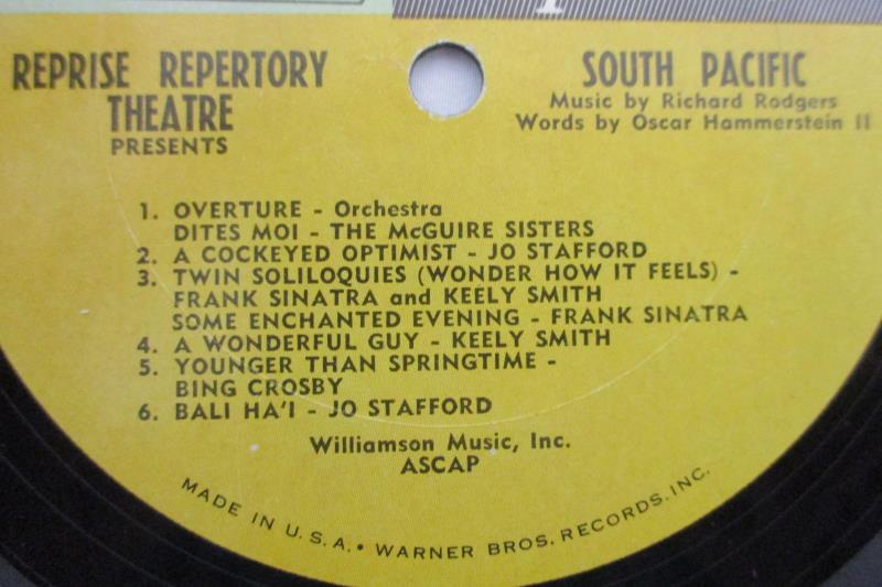 Rodgers & Hammerstein's South Pacific 1965 Vinyl Record Morris Stoloff
