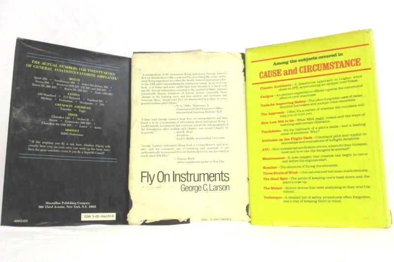 Lot 3 Aircraft Flying Books Fly On Instruments Positive Flying Archie Trammell