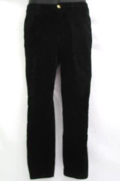 Women's PENDLETON Corduroy Pant Black Cowl Neck Sweater Blue Size M / 8