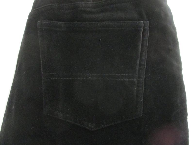 Classiques Entier Dress Pants Black Velvet Cotton Women's Size 6P