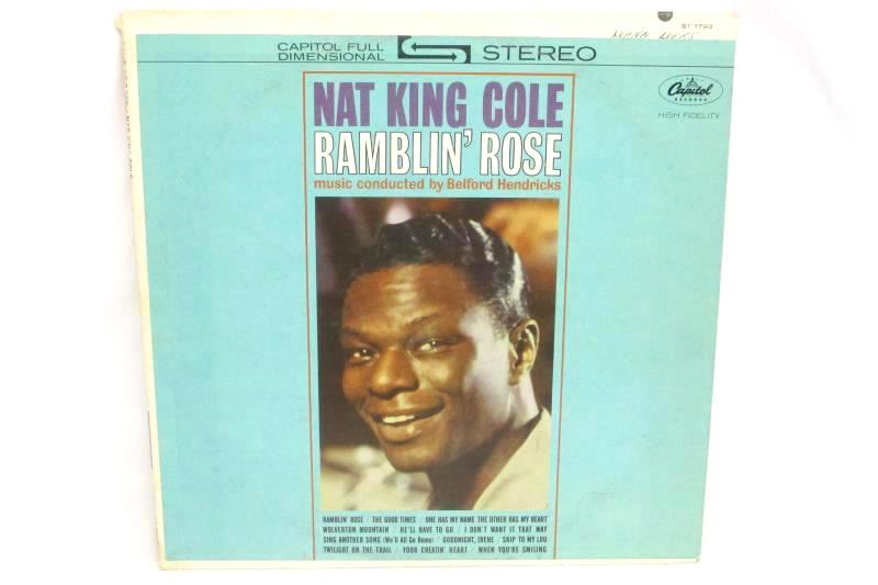 Nat King Cole Ramblin' Rose Capitol Records 33 RPM Vinyl LP ST 1793