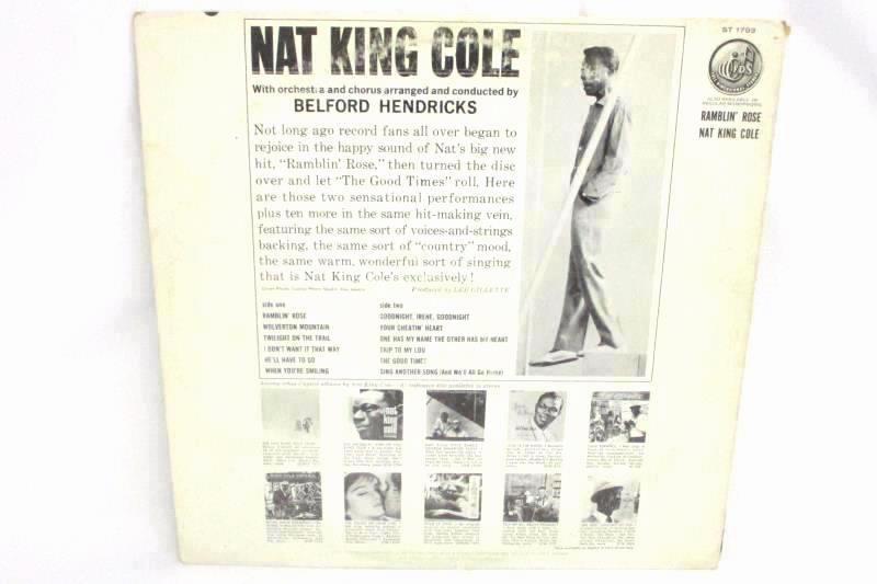 Nat King Cole Ramblin' Rose Capitol Records 33 RPM Vinyl LP ST 1793