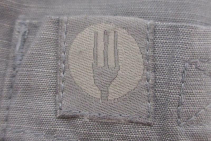 Chef Works Men's Chambray Gray Uniform Button Up Shirt Cotton Polyester Size S