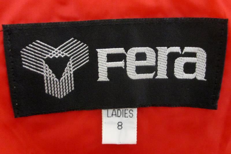 Vintage Fera Women's Snow Ski Suit One Piece InfraRed Half Zip Insulated Size 8