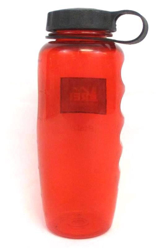 REI Red Wide Mouth Water Bottle 24 oz GSI Outdoors Staff Edition Screw On Lid
