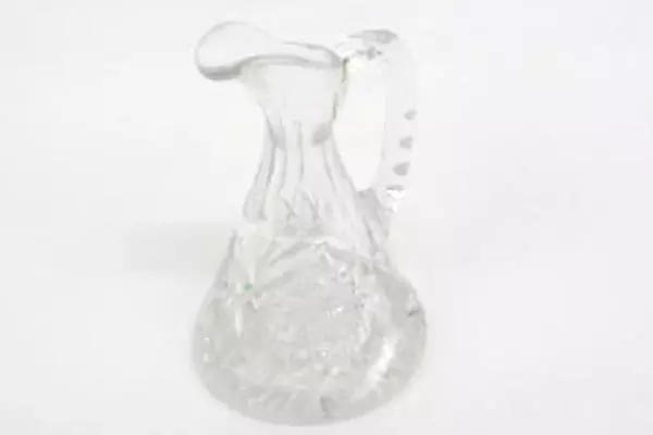 Libbey Decanter America Brilliant Cruet Clarks Hobstar #45 Starburst ~No Stopper