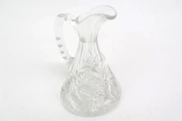 Libbey Decanter America Brilliant Cruet Clarks Hobstar #45 Starburst ~No Stopper