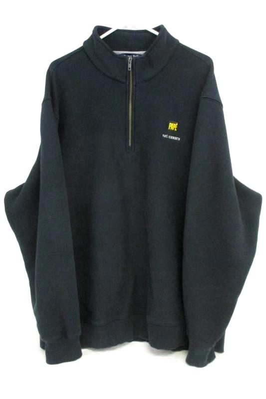PAPE Kenworth Sport Tek Men's Quarter Zip Pull Over Sweatshirt Navy Blue Sz 3XL
