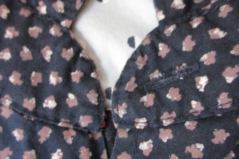 Sunrise Kingdom Short Sleeve Button Up Shirt Navy Print Cotton Men's Size Large
