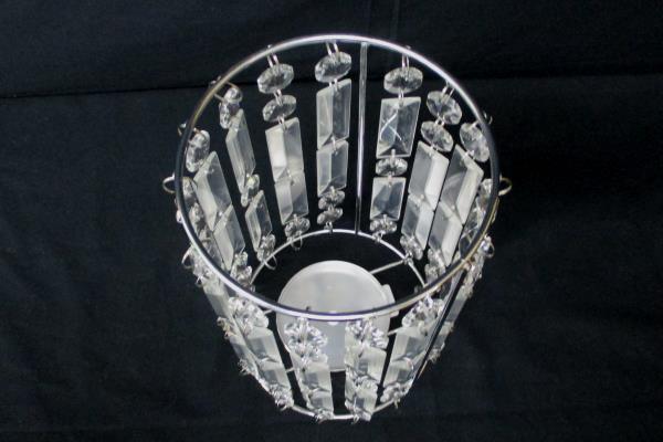 Large Crystal Prism Jewel Pillar CANDLE HOLDER Centerpiece Wedding Formal Table