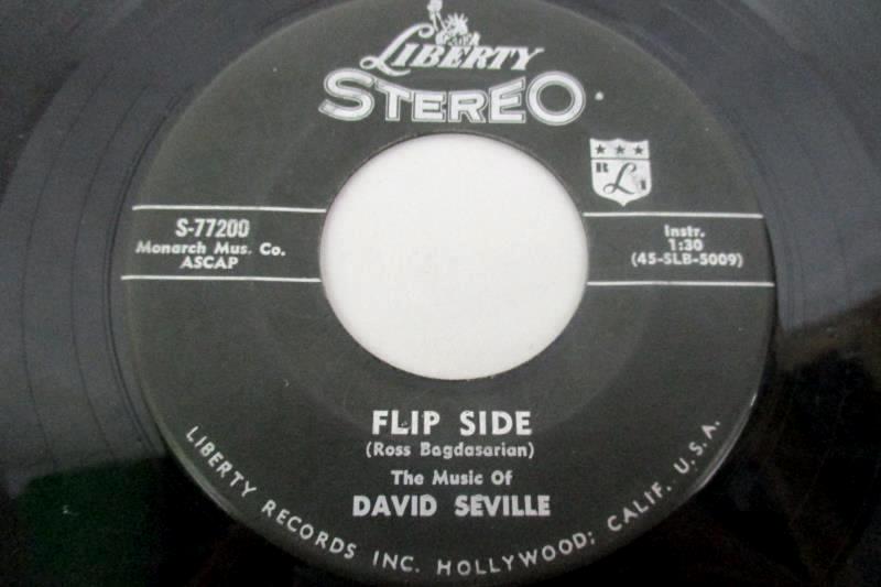 Lot of Four Vintage 45 RPM Records Featuring Children's Songs