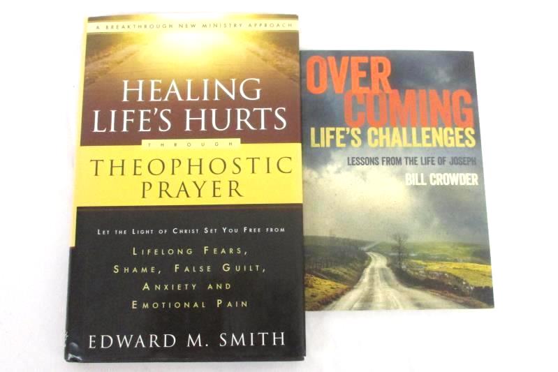 Lot 2 Healing Ministry Books Overcoming Life's Challenges Healing Life's Hurts