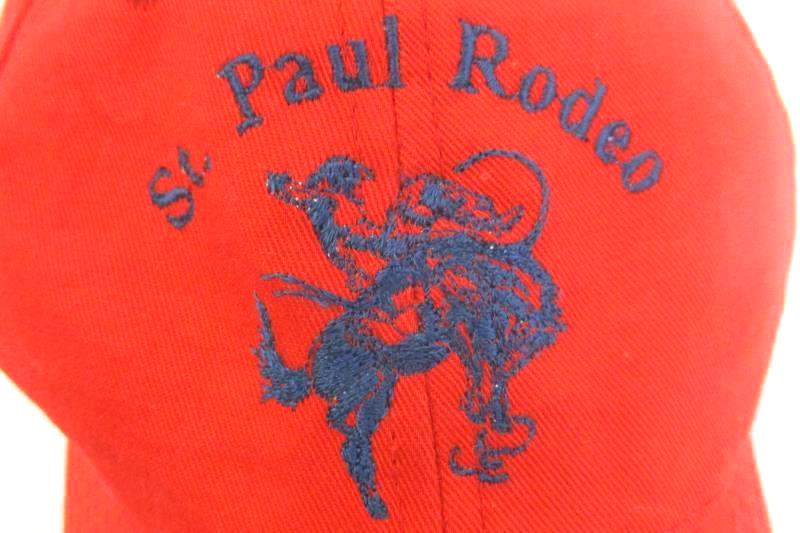 St Paul Rodeo Oregon Women's Red Hat Cap Snapback Sportsman Princess Addie