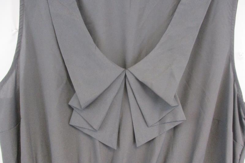 Be Bop Junior's Sleeveless Light Weight Gray Dress Elastic Waist Sz 3X Lined