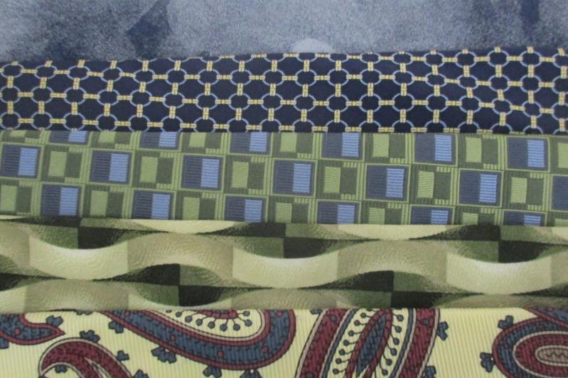 Lot 5 Men's Neck Ties Textured Polyester Silk Ferucci Bachrach Brooks Brothers