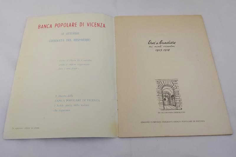 Rare Vintage 1957 Book Eroi E Bandiere Sui Monti Vicentini 1915-1918