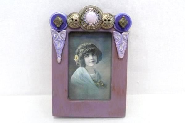 Lot of 3 Wood Picture Frames 3" X 2" Mercury Art Frames Hand Designed