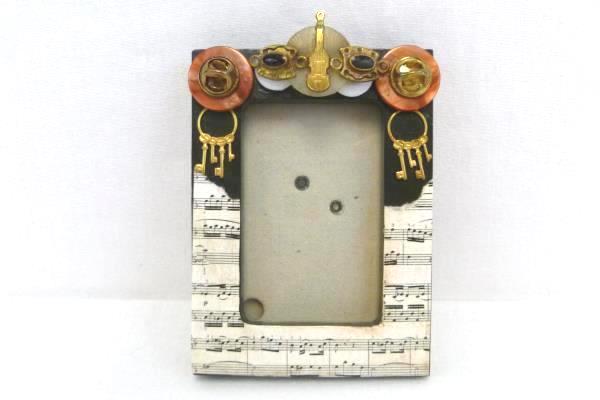 Lot of 3 Wood Picture Frames 3" X 2" Mercury Art Frames Hand Designed