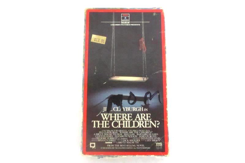 Vintage VHS 1986 Where Are The Children Jill Clayburgh Max Gail Rare