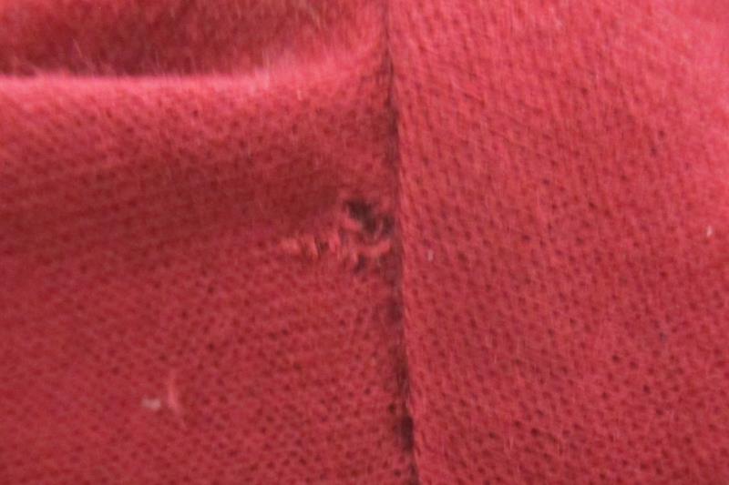 Metropolitan View Quarter Button Up Shirt Long Sleeve Red Cotton Men's Size XL