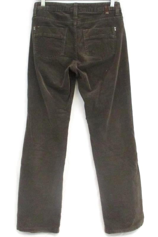 Jag Women's Western Glove Works Stretch Corduroy Brown Pants Sz 4