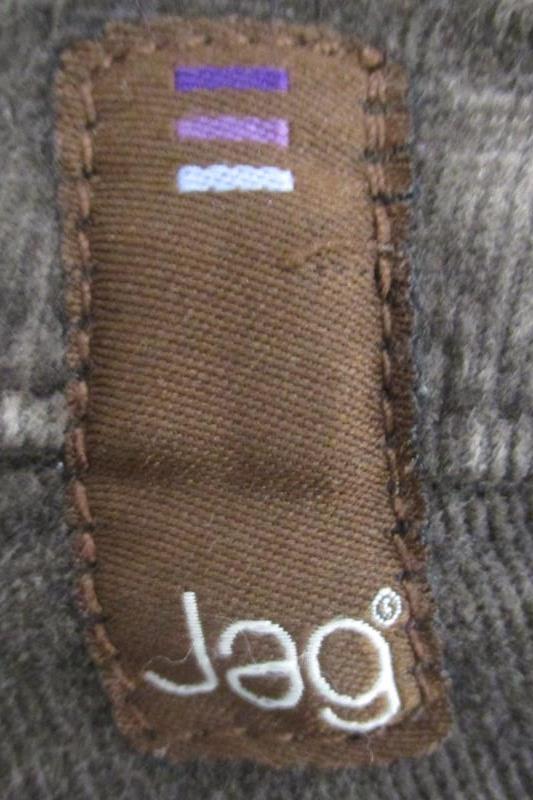 Jag Women's Western Glove Works Stretch Corduroy Brown Pants Sz 4