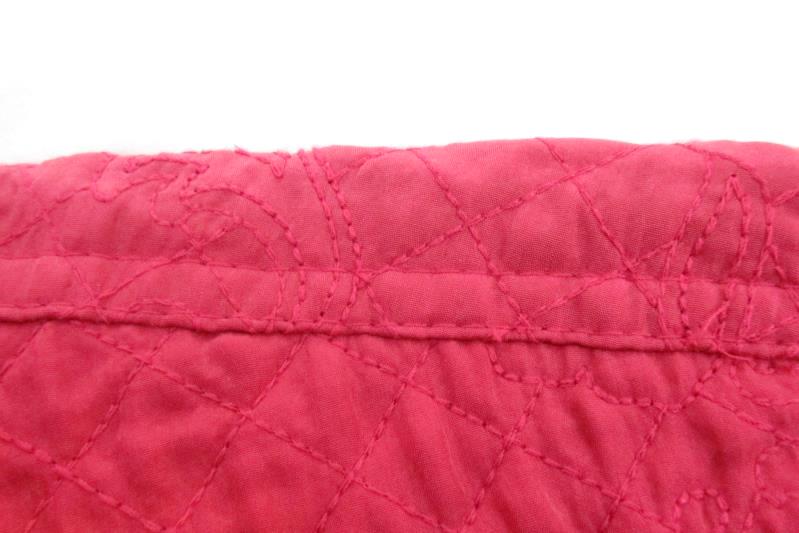 Coldwater Creek Jacket Light Weight Quilted Silk Pink Women's Size PM Petite