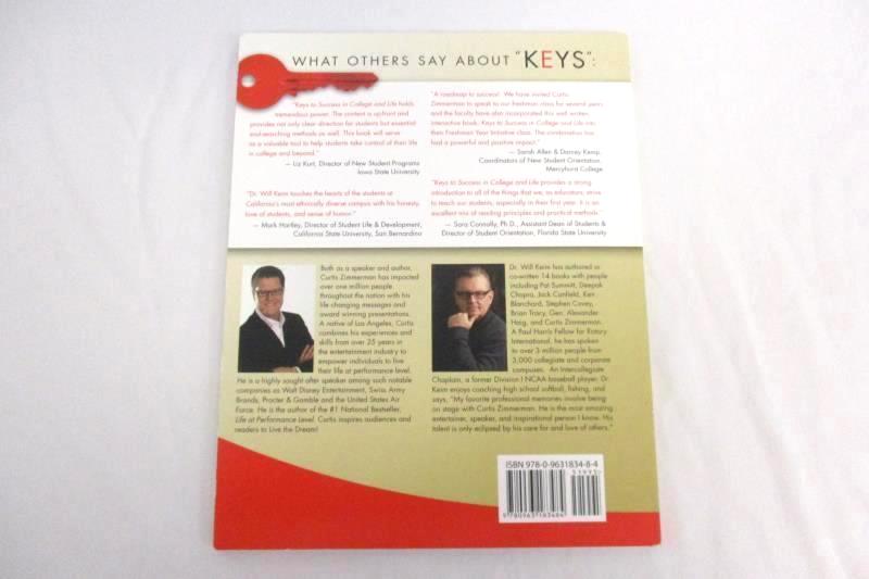 Keys To Success In College And Life Will Keim PhD Curtis Zimmerman 2013 2nd Ed