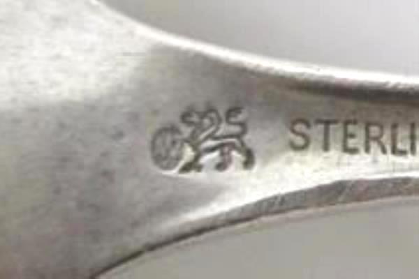 Rare Whiting Sterling Silver Ladle Scalloped Square Bowl Gravy Cream Pat App