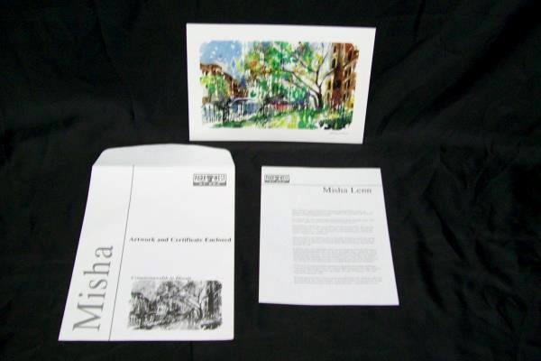 Misha Lenn Commonwealth in Bloom Seriolithograph Artwork and Certificate
