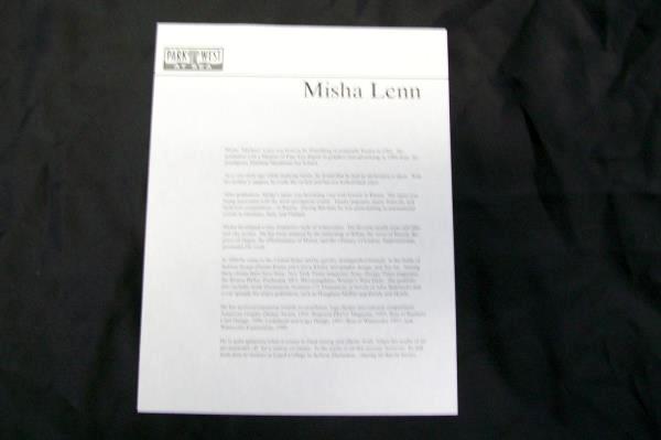 Misha Lenn Commonwealth in Bloom Seriolithograph Artwork and Certificate