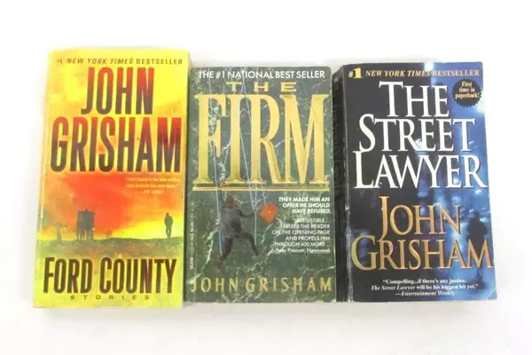 3 John Grisham Paperback Novels Ford County The Firm The Street Lawyer