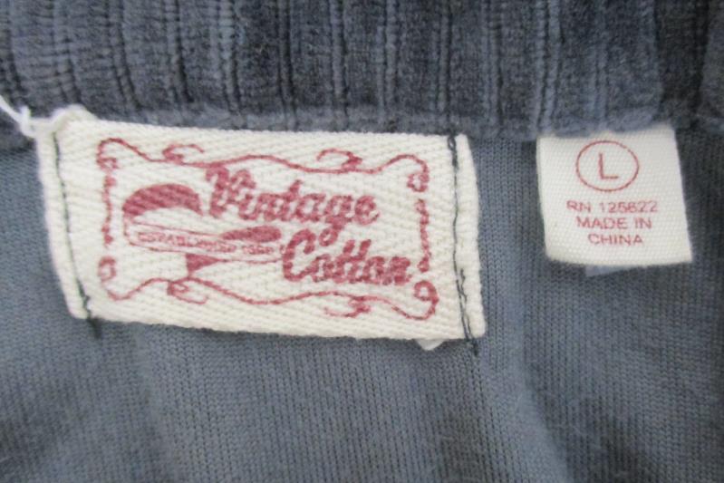 Vintage Cotton Women's Full Zip Gray Velvet Casual Jacket Drawstring Waist Sz L
