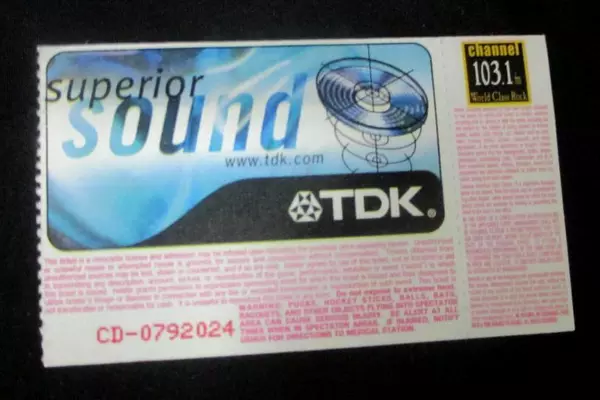 Bad Company Concert Ticket Stub August 8 1999 Greek Theatre