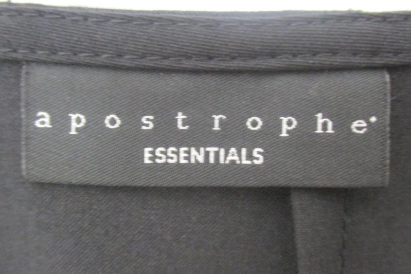 Apostrophe Women's Black A Line Skirt Lace Pleats Polyester Blend Size 8